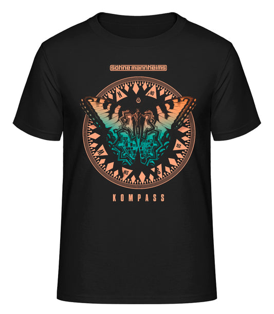 T-Shirt // Kompass // schwarz
